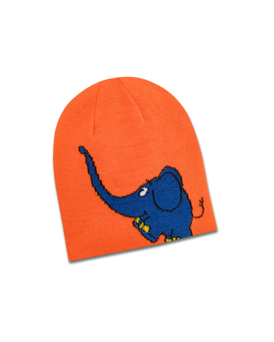 koaa – The Elephant „Silhouette“ – Reversible Beanie | Headwear in Blue/Orange and Pink/Green