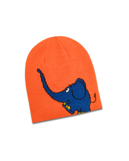 koaa – Der Elefant “Silhouette” – Reversible Beanie blue/orange/green