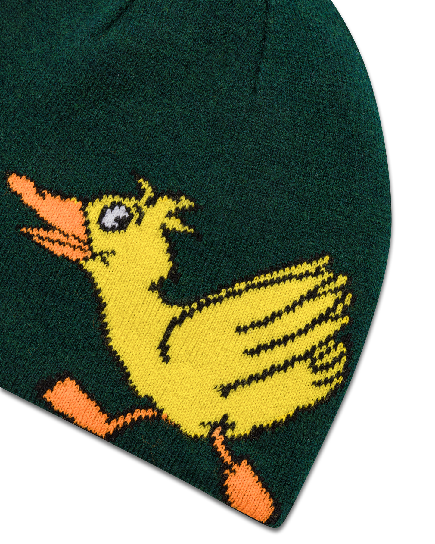 koaa – Die Ente “Silhouette” – Reversible Beanie green/red/beige