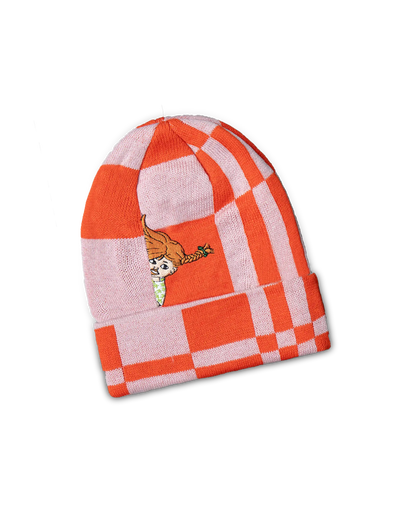 koaa – Pippi Langstrumpf “Verzerrte Welt” – Beanie red/pink