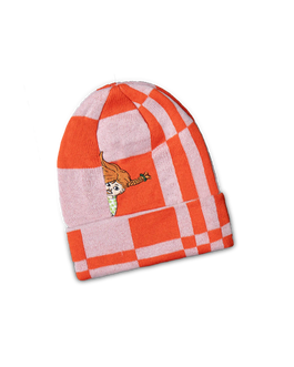 koaa – Pippi Langstrumpf “Verzerrte Welt” – Beanie red/pink