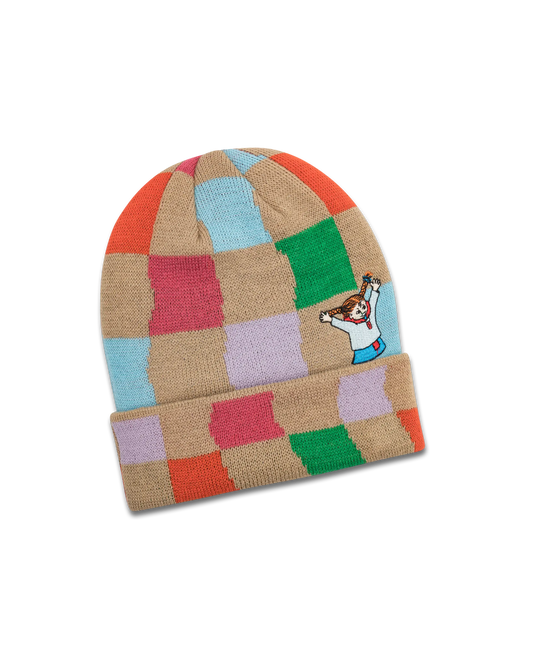koaa – Pippi Langstrumpf “Karo” – Beanie beige/red/yellow/green