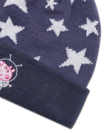 koaa – Peppa Wutz “ George in Space” – Bobble Beanie purple