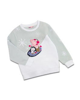 koaa – Peppa Wutz “Winter Time” – Sweater blue/white
