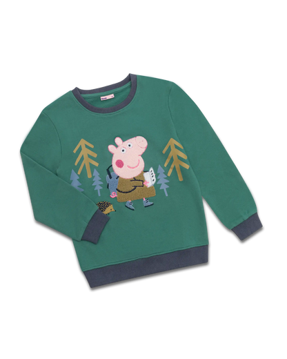 koaa – Peppa Wutz “Forest” – Sweater green