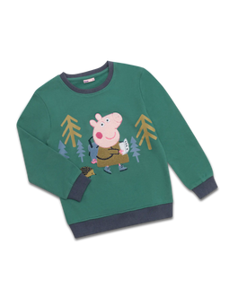 koaa – Peppa Wutz “Forest” – Sweater green