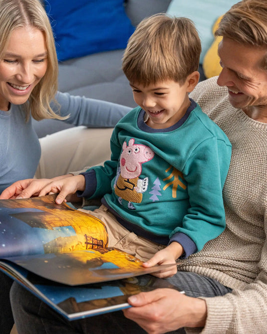 Detailansicht von koaa – Peppa Pig „Forest“ Sweater | Sustainable Kids' Sweater