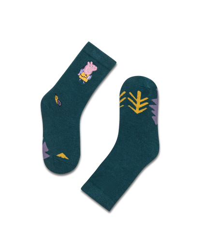 koaa – Peppa Wutz “Forest” – Easy Socks green