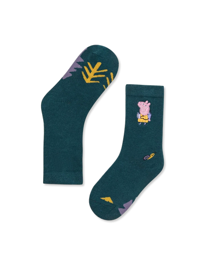 koaa – Peppa Wutz “Forest” – Easy Socks green