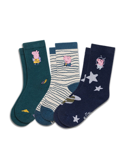 koaa – Peppa & George - Socks 3er-Pack