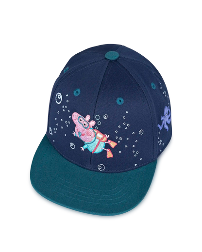 koaa – Peppa Wutz "Unter Wasser" – Snapback navy Size: 1-3 Years