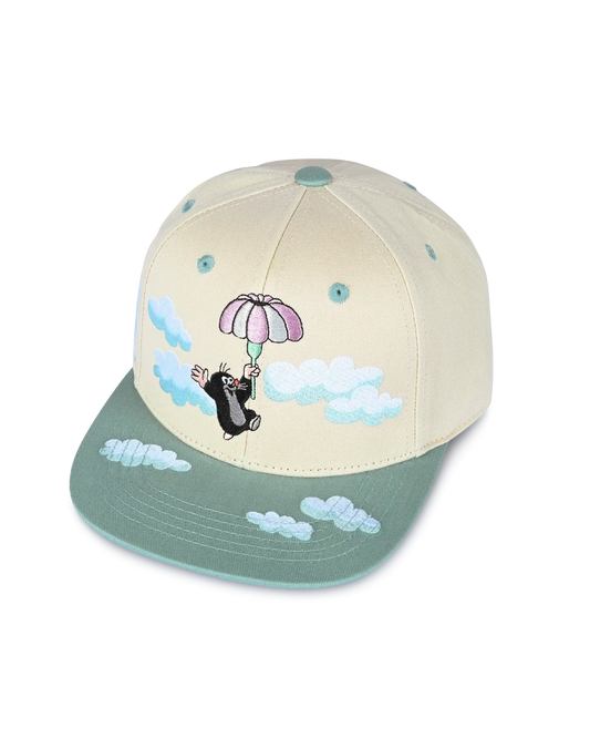 koaa – Little Mole “Above the Clouds” – Snapback beige/blue