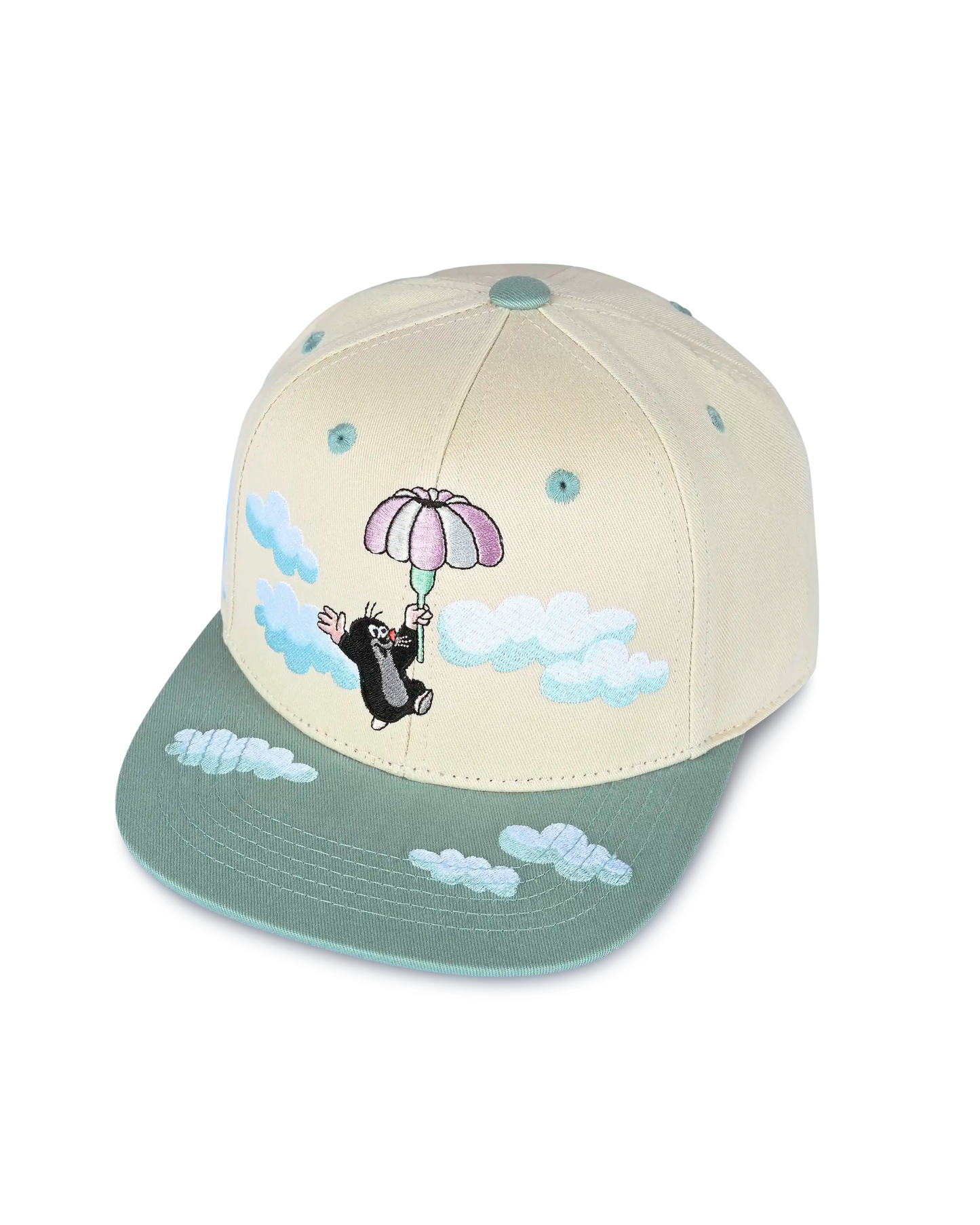 koaa – Der kleine Maulwurf "Über den Wolken" – Snapback beige/blue