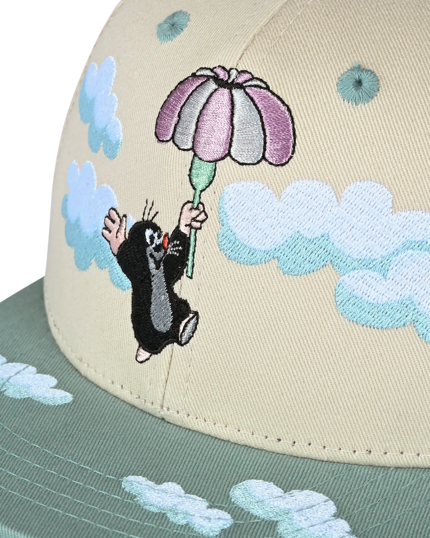 koaa – Der kleine Maulwurf "Über den Wolken" – Snapback beige/blue