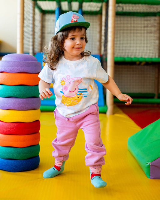Detailansicht von koaa – Peppa Pig „Summer Vibes“ T-Shirt | Fun Summer Kids' Tee