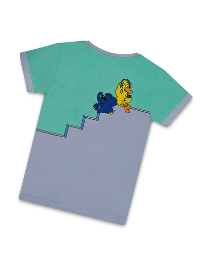 koaa – Maus, Elefant & Ente "Boombox" – T-Shirt green/purple