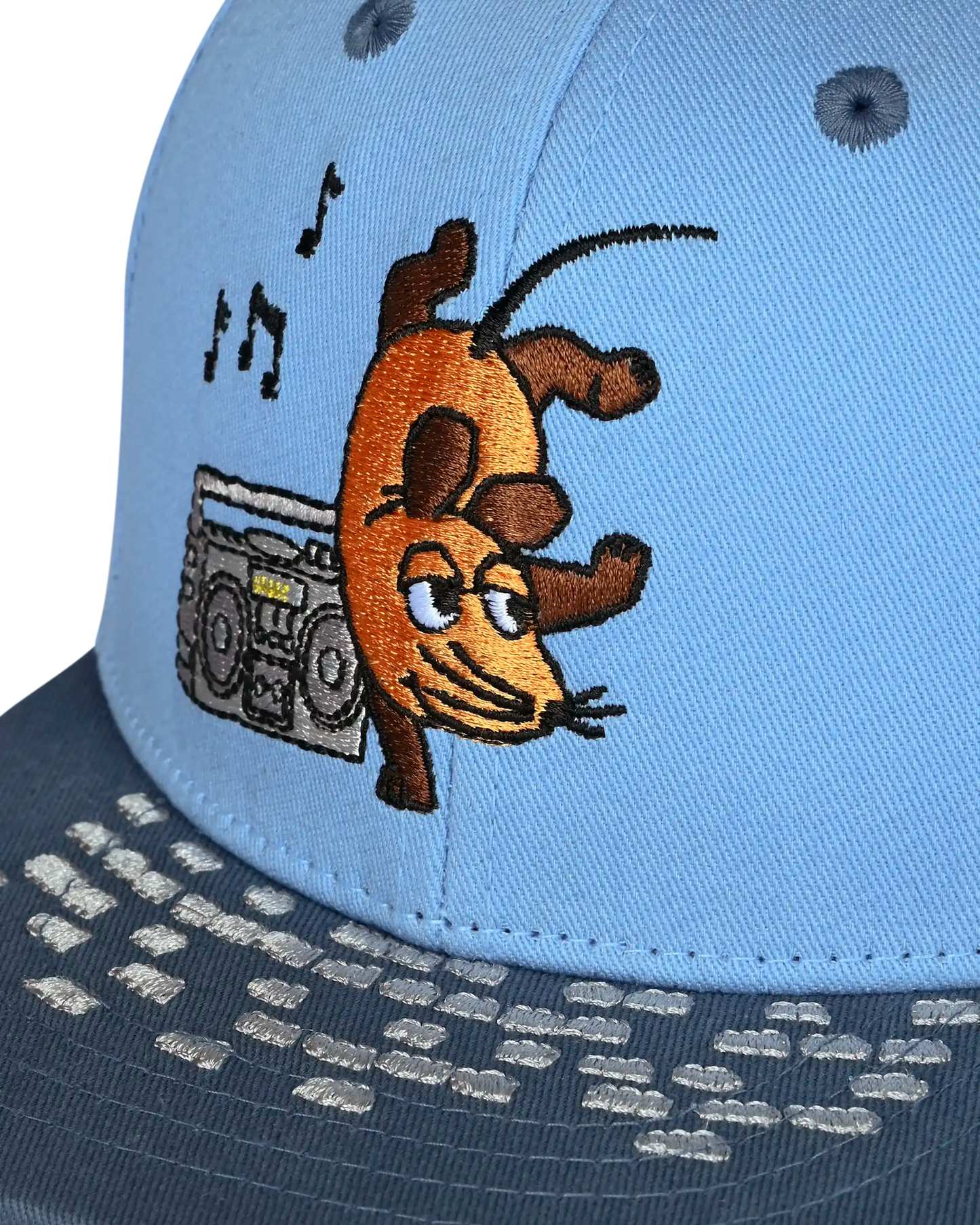 koaa – Maus, Elefant & Ente “Boombox” – Snapback blue/gray
