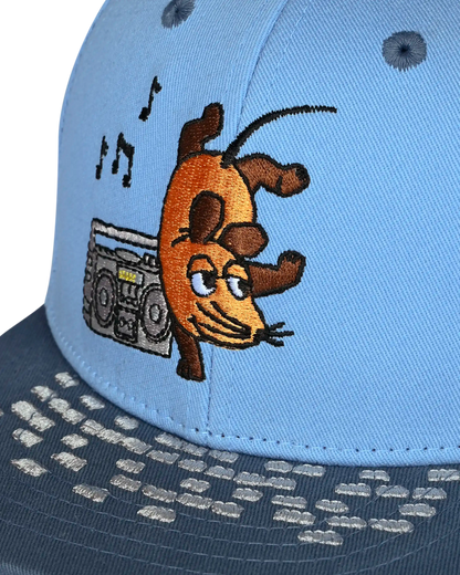 koaa – Maus, Elefant & Ente “Boombox” – Snapback blue/gray