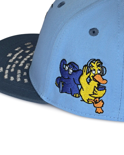koaa – Maus, Elefant & Ente “Boombox” – Snapback blue/gray