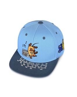 koaa – Maus, Elefant & Ente “Boombox” – Snapback blue/gray