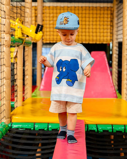 koaa – Maus, Elefant & Ente “Boombox” – Snapback blue/gray