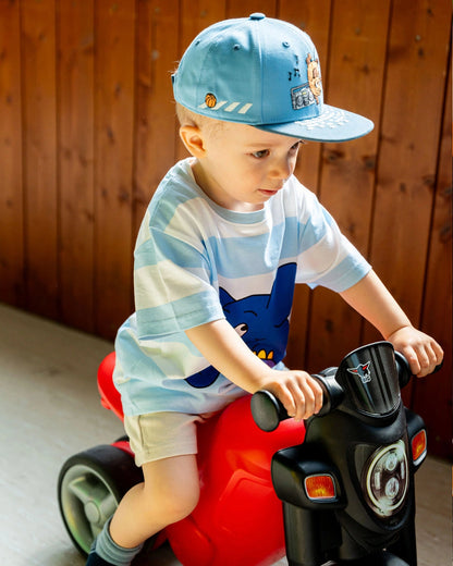 koaa – Maus, Elefant & Ente “Boombox” – Snapback blue/gray