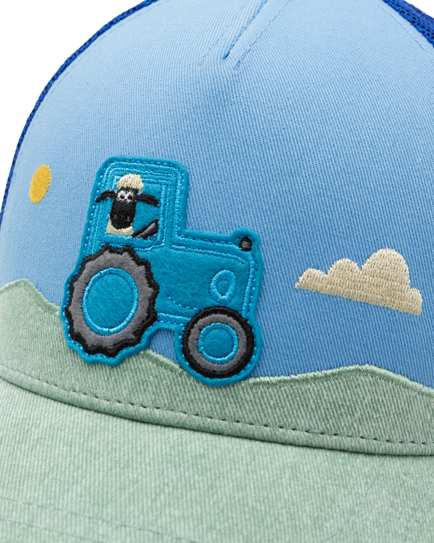 koaa – Shaun das Schaf „Traktor“ – Trucker Cap blue/green