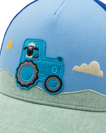 koaa – Shaun das Schaf „Traktor“ – Trucker Cap blue/green
