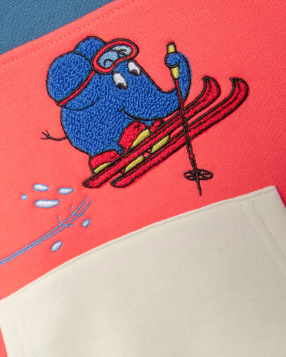 koaa – Maus & Elefant "Pistenspaß" – Hoodie multicolor