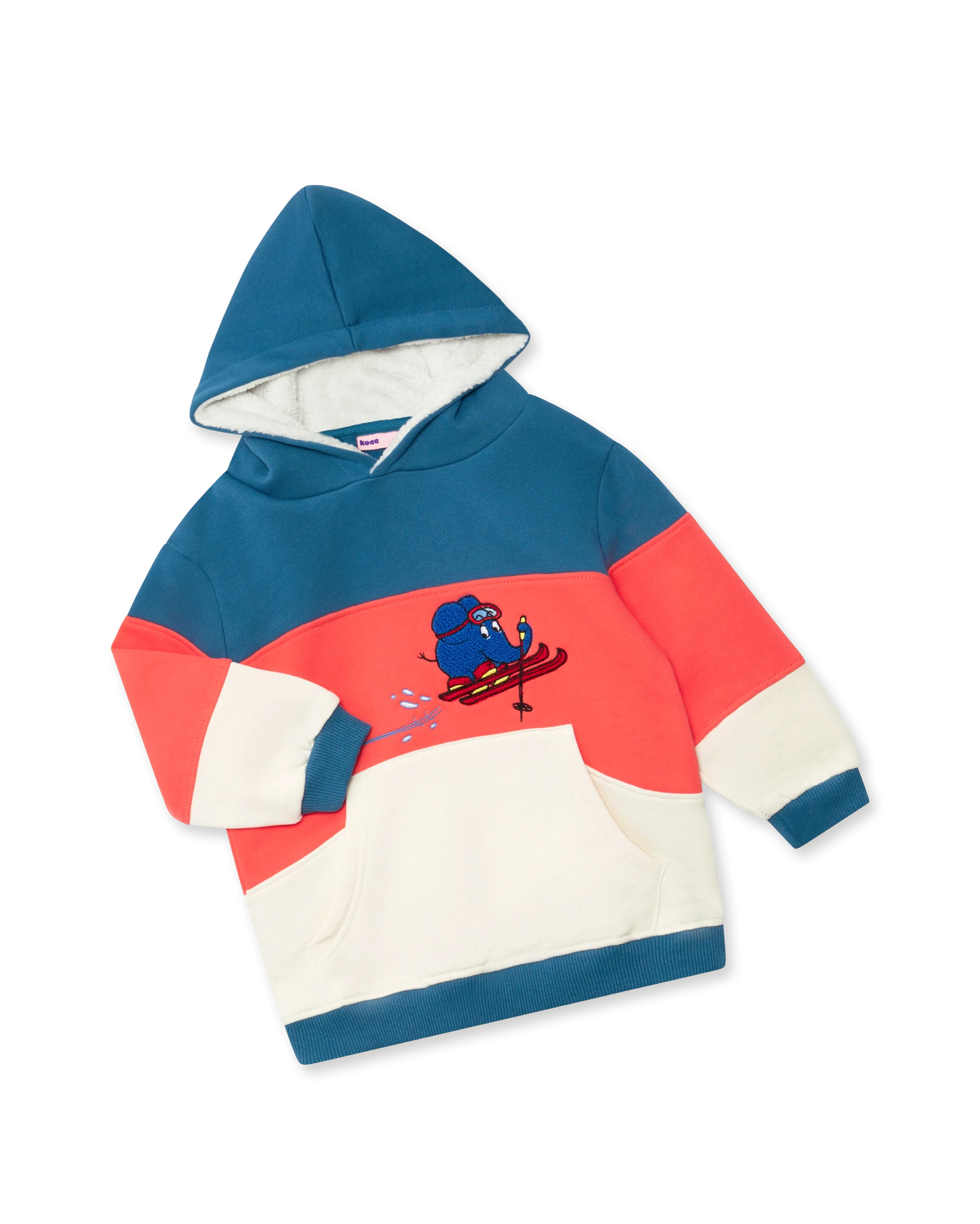 koaa – Maus & Elefant "Pistenspaß" – Hoodie multicolor
