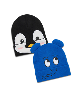 Koaanies, The Mouse, Halloween & Carnival Set "Elephant Mascot + Pingu Mascot Beanie"