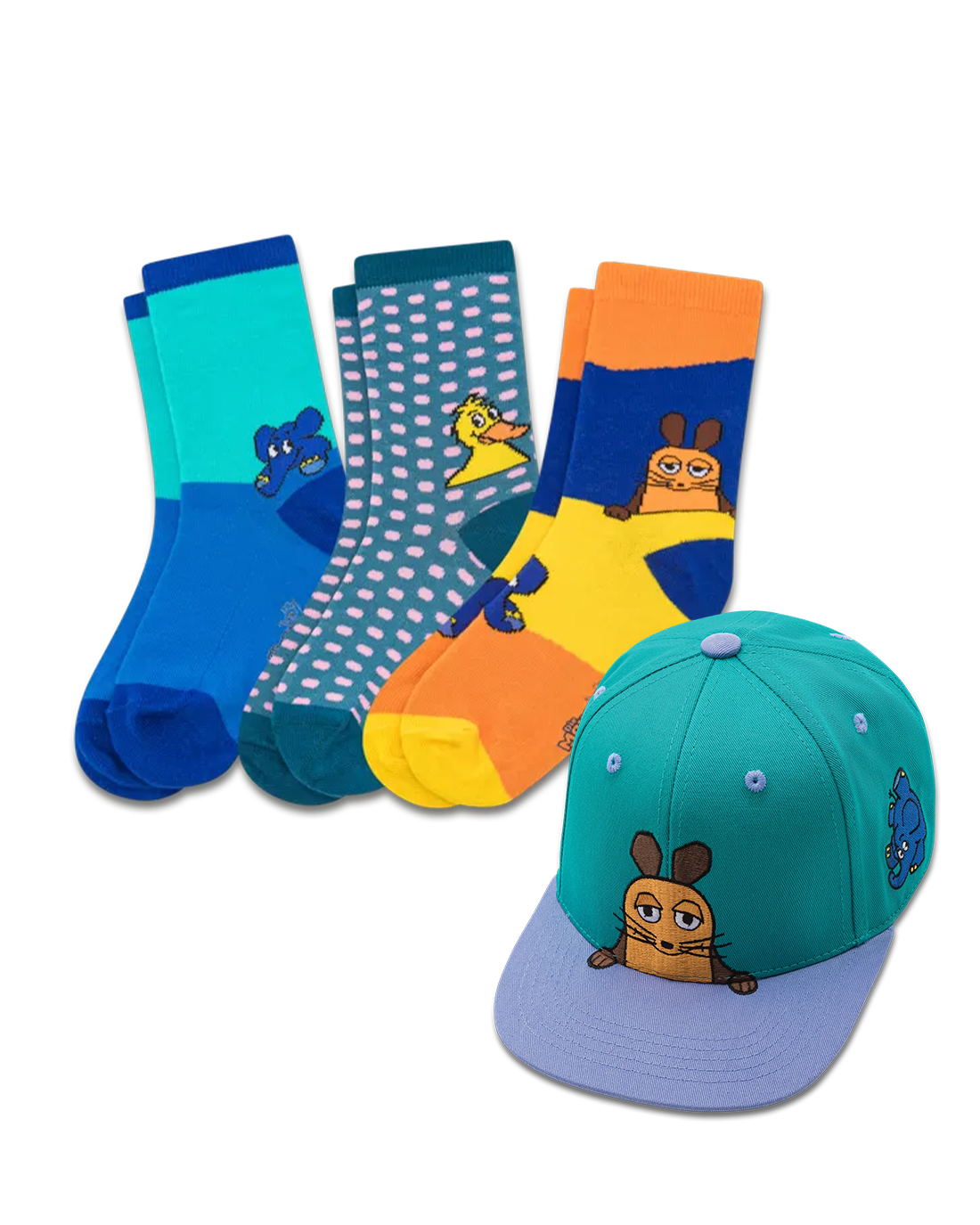 Die Maus Back to School "Die Crew + Kleine Freunde" Set