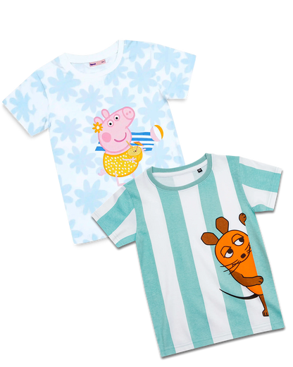 Die Maus & Peppa Pig Sommer Set "Peppa Pig Summer Vibes + Guck Guck Maus"