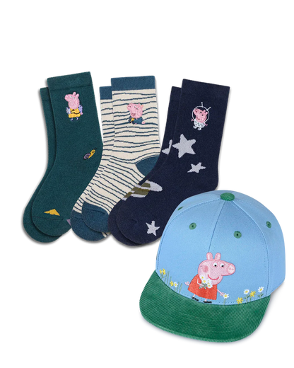 Peppa Pig Frühling Set "Peppa Wutz Frühling + Sockenset"
