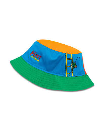 koaa – Pippi Langstrumpf "Auf und Ab" – Bucket Hat blue/red/green/orange